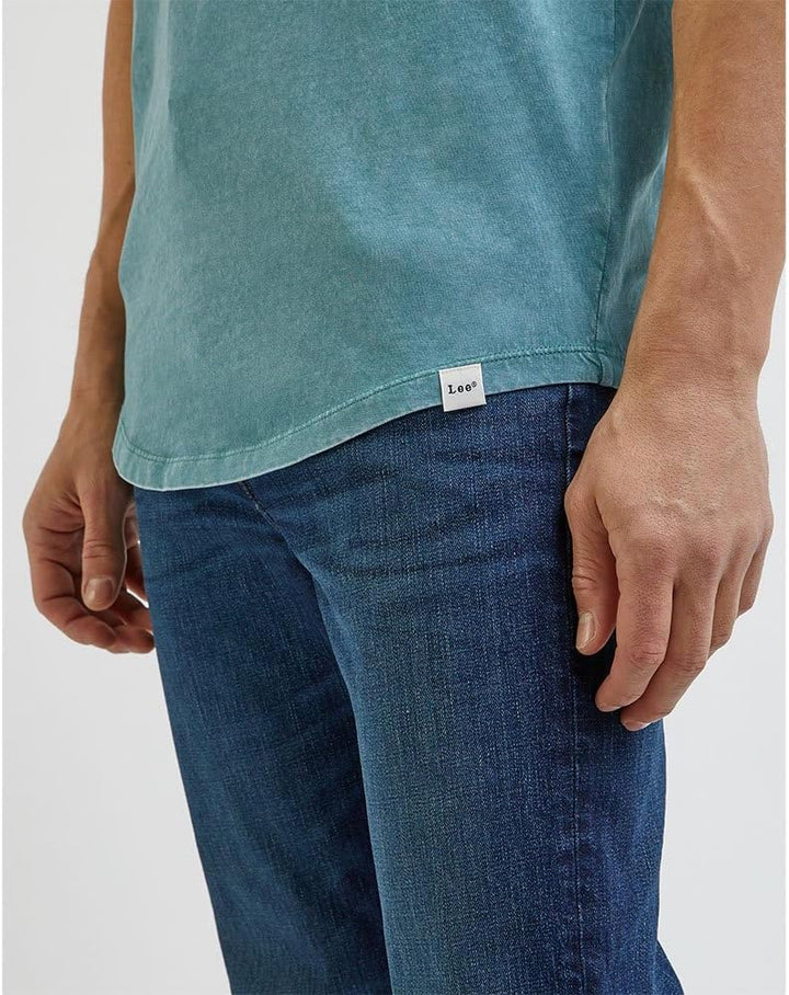 Lee Herren SHAPED TEE T-Shirt M Blau, M Blau