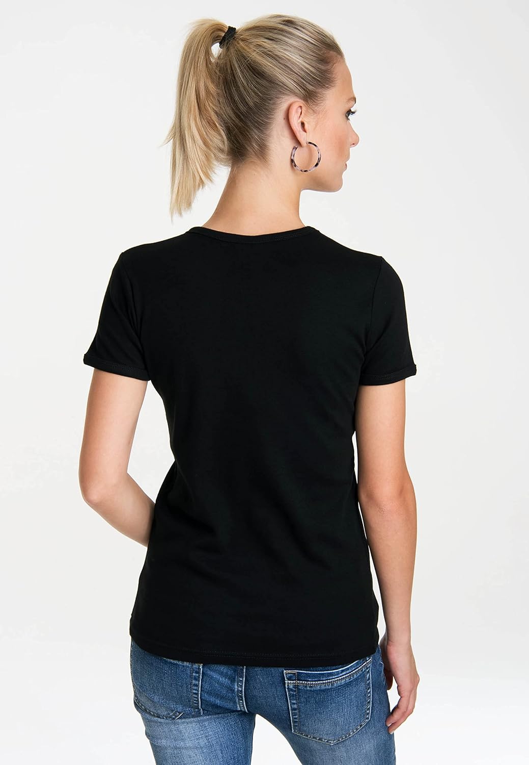 Logoshirt® Mad Comics Agenten Spy vs Spy T-Shirt I Unisex I Slimtfit I schwarz kurzärmlig Rundhalskr