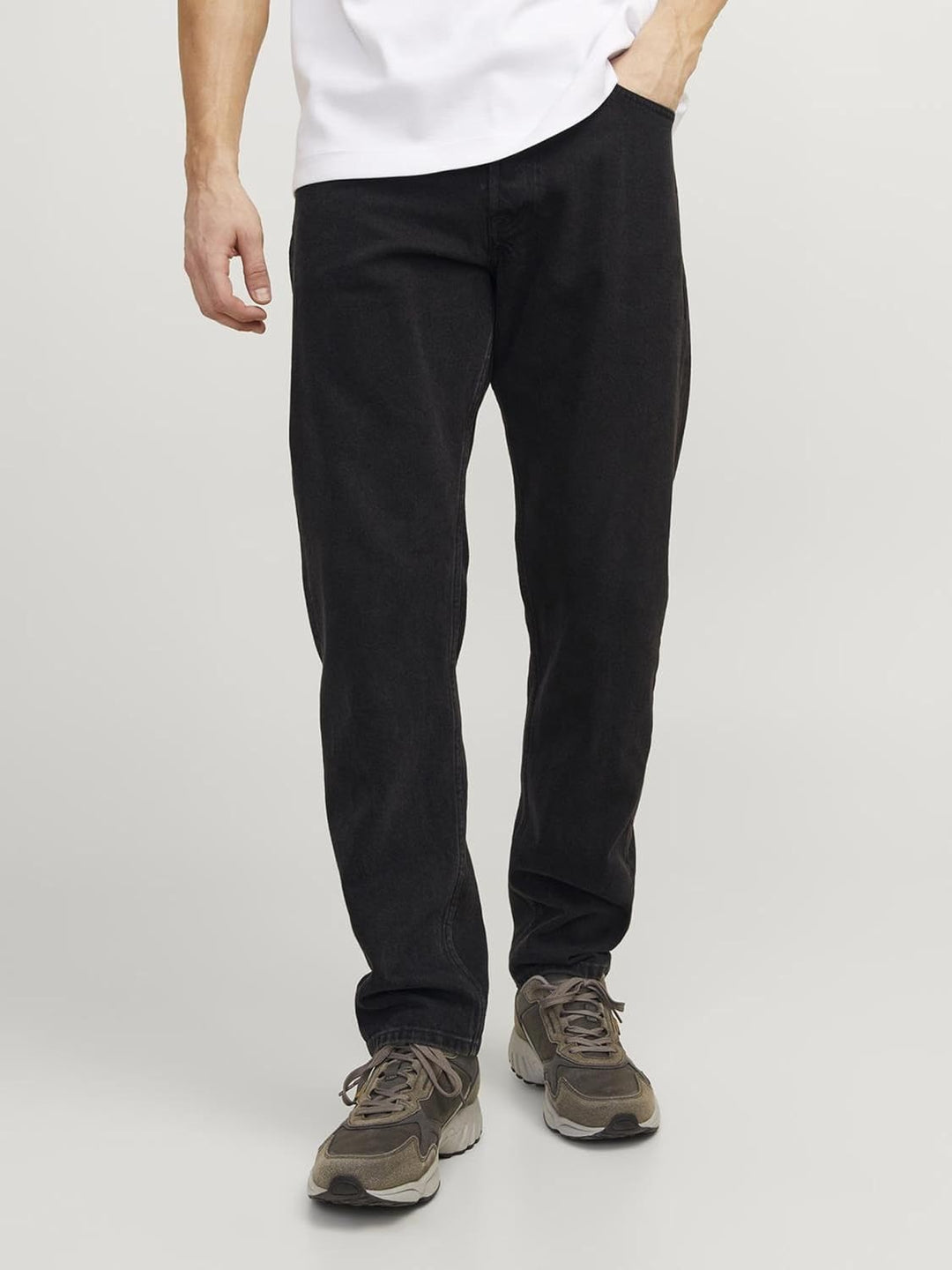 JACK & JONES Male Relaxed Fit Jeans JJICHRIS JJORIGINAL SBD 981 NOOS Relaxed Fit Jeans 27W / 30L Bla