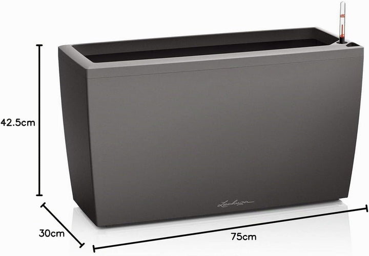 LECHUZA CARARO Premium anthrazit metallic 18803 Anthrazit Metallic Premium, Anthrazit Metallic Premi