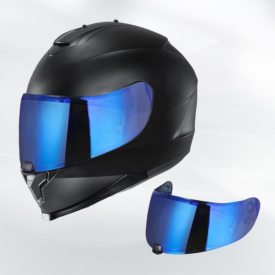 Helmvsier für C70 FG-17 IS-17,Motorradhelm Visier,Motorrad Windschutz Helm Objektiv Visier Vollgesic