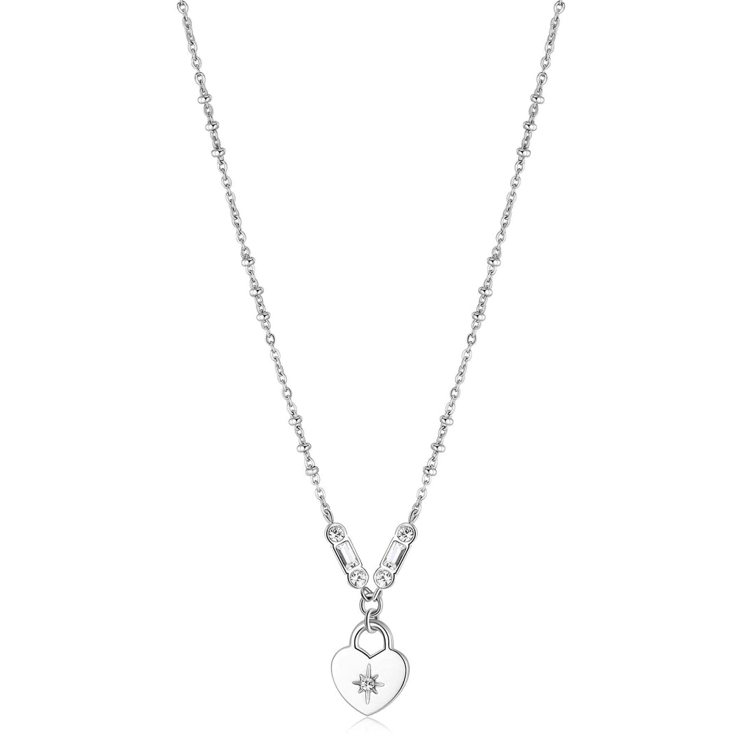 Brosway Damen-Halskette mit Herzsymbol | Chakra-Kollektion – BHKN074, 450mm, Edelstahl, Nicht zutref
