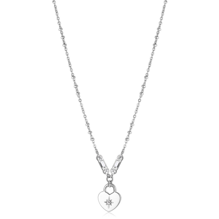 Brosway Damen-Halskette mit Herzsymbol | Chakra-Kollektion – BHKN074, 450mm, Edelstahl, Nicht zutref