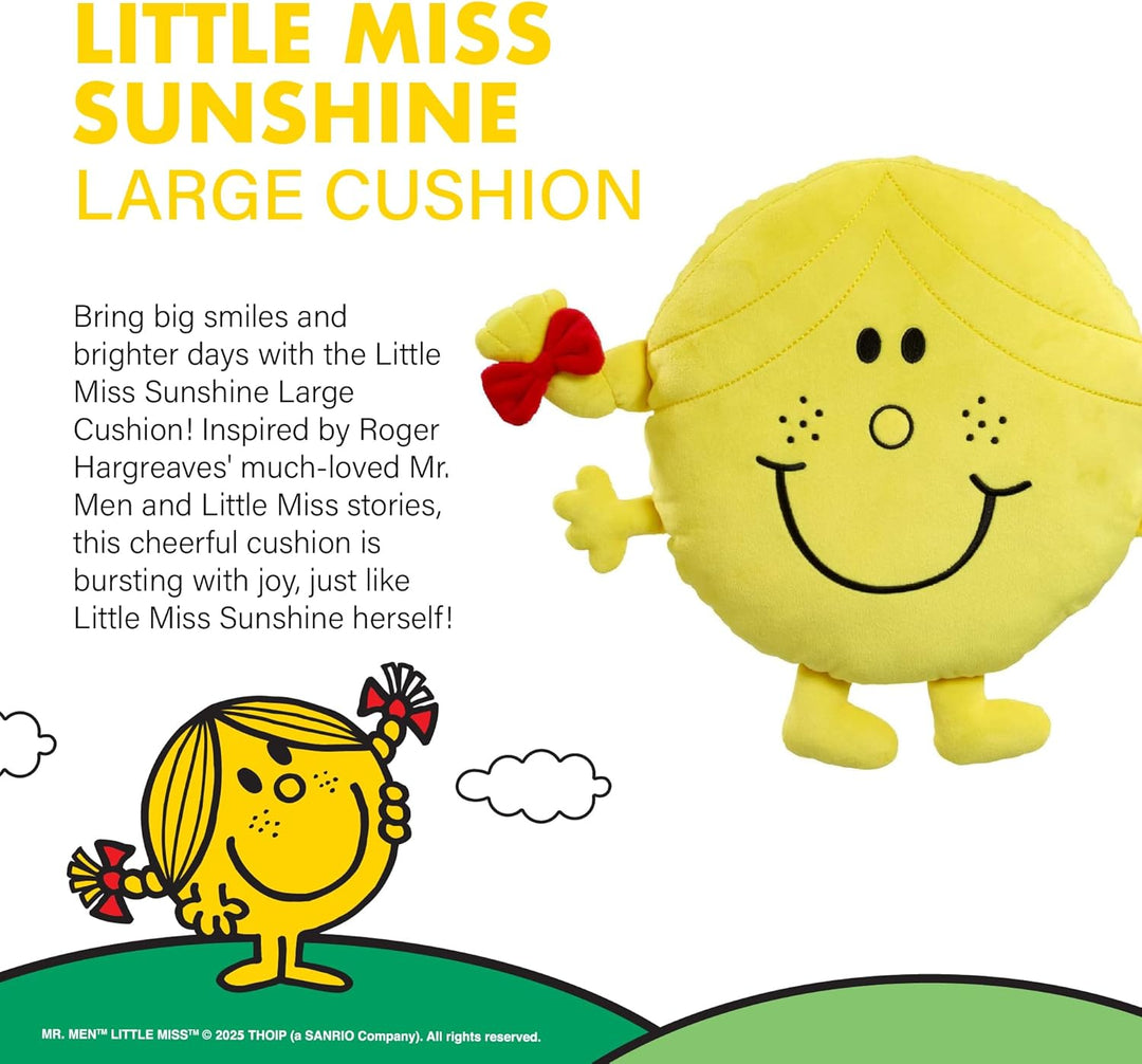 Rainbow Designs Little Miss Sunshine Grosses Sofakissen - Klassische Mr. Men Charakterkissen - Bunte