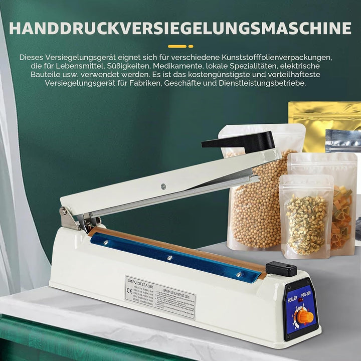 300 mm Heisssiegelgerät Folienschweissgerät 3mm Dichtungsbreite Balkenschweissgerät Versiegelungsger