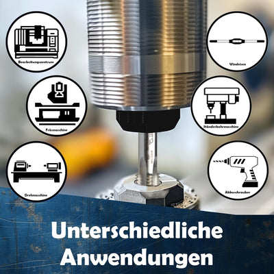 AM-Zerspanungstechnik Gewindeschneider M2-M36 | Universeller Gewindebohrer kurz Handgewindebohrer &