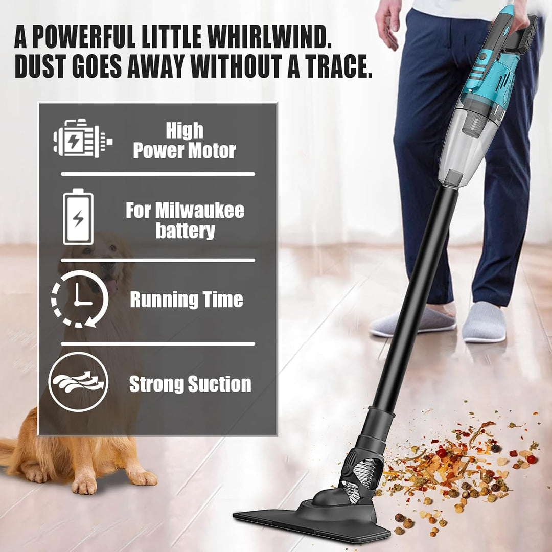Akku Staubsauger für Makita Akku 18V, Starke 10000Pa Kabellos Handstaubsauger, 3-in-1 Multifunktiona