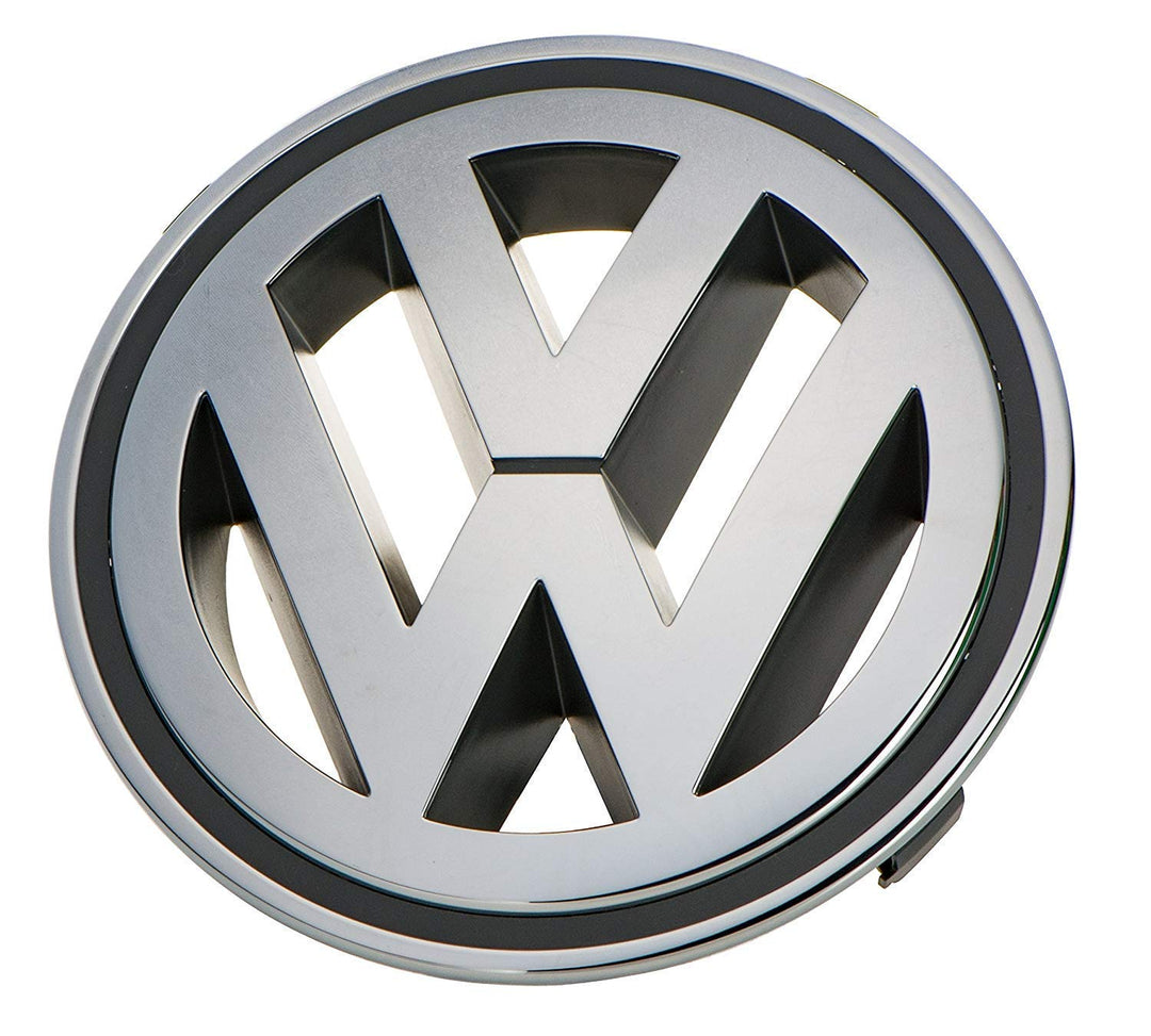 Volkswagen Original VW Ersatzteile VW Zeichen Emblem Kühlergrill 150mm (Golf V Jetta Passat)
