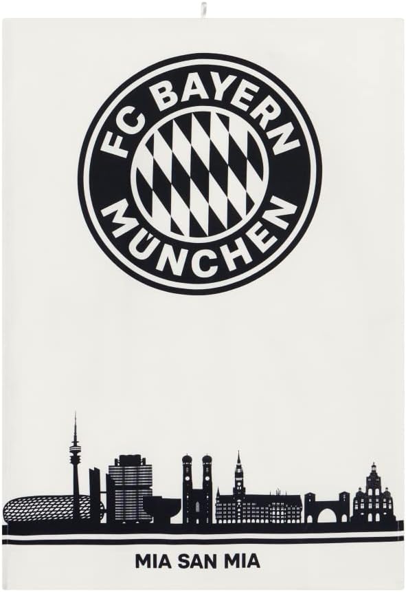 FC Bayern München Kochset 2er Set - Geschirrtuch & Holzlöffel - FCB