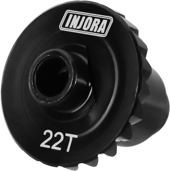 INJORA 12/22T Overdrive Stirnrad Getriebe Vorderseite Hinten Achsen Stahl Legierung für TRX4M Upgrad