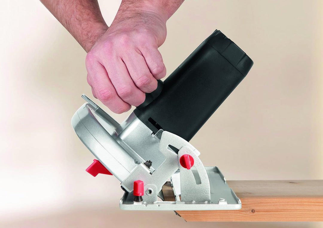 Skil Handkreissäge 5265 AD (1.250W, 65mm, mit hartmetallbestücktes Sägeblatt, Parallelanschlag und K