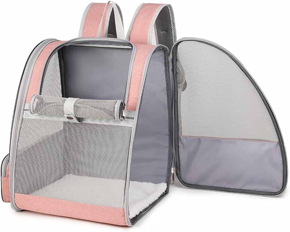 Haustiere Rucksack Transporttasche für Hunde Katzen 7.5kg, Grosse Tragbare Katzenrucksack Hunderucks