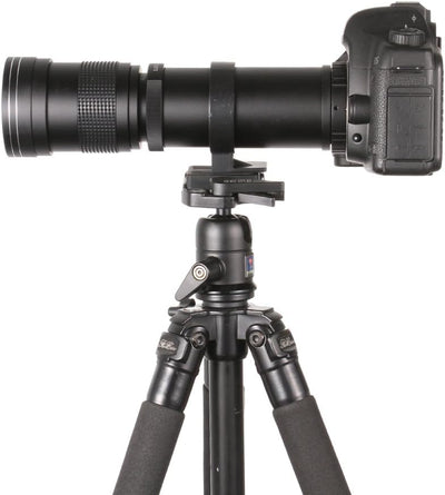 Hersmay 420-800mm f/8.3-16 Super Tele Zoom Objektiv Teleobjektiv Zoomobjektiv Vario-Objektiv für Can