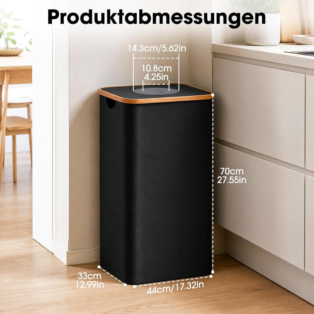 Pfandflaschen Sammelbehälter, 110 L, faltbar, Schwarz, bis 5 kg