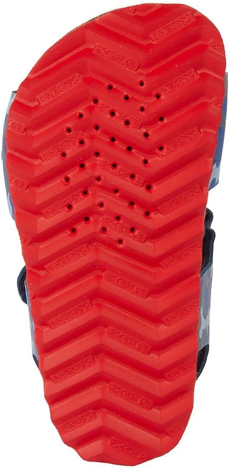 Geox Jungen B Chalki Boy Sandale 21 EU Navy Red, 21 EU Navy Red