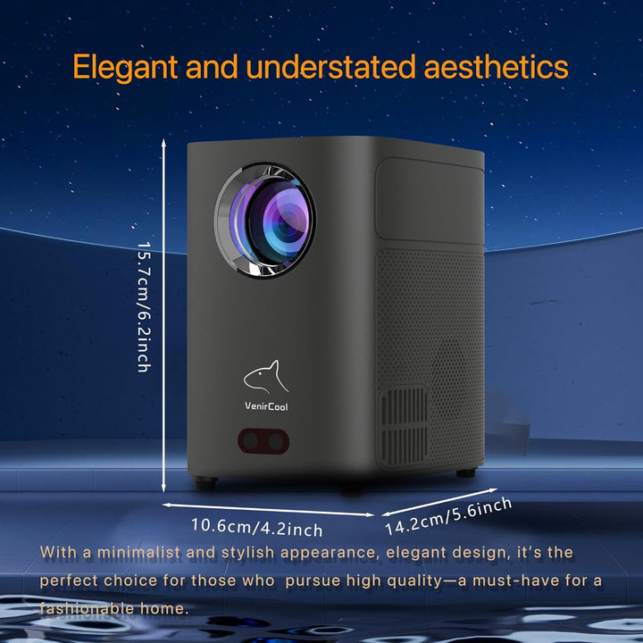 Projektor Q3 Ultra 750 ANSI/10000 ISO LUMEN Android 11 1080P 4k Unterstützung FHD Display - Wifi & B