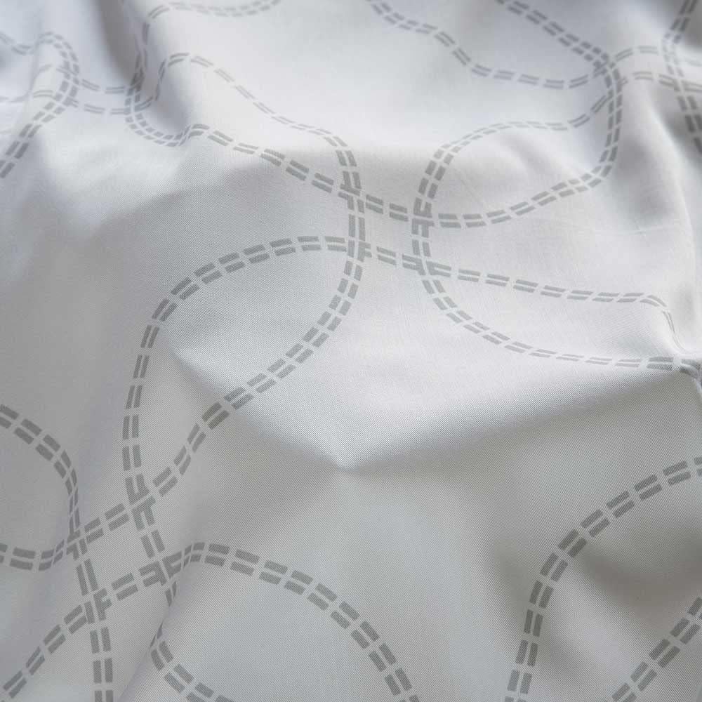 COTTON ARTean Bettwäsche-Set aus Bambus, Modell Fuji organisch und hypoallergen, 150 x 190/200 cm, G