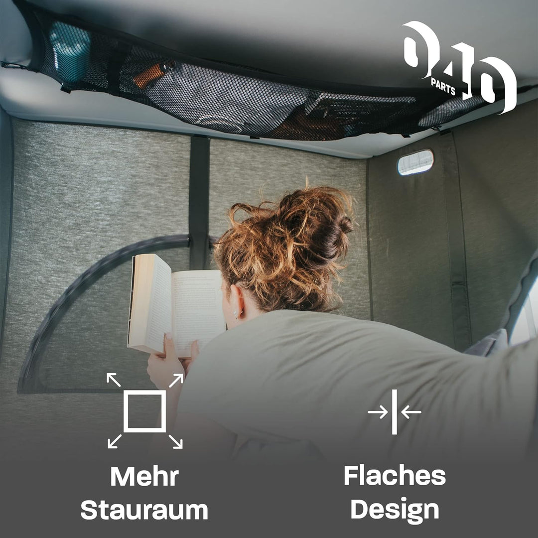 040 Parts Gepäck-Netz Aufbewahrungs-Netz für das Aufstelldach von VW T5 T6 Bulli, Multivan, Californ