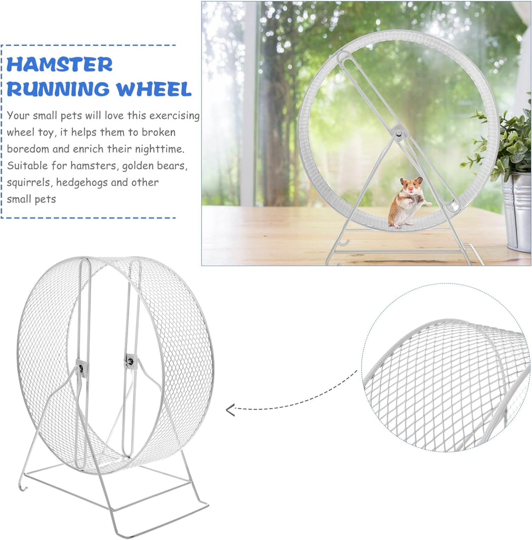 Mikikit Laufrad Für Hamster Hamsterrad Laufband Für Katzentrainer Hamster Leise Laufrad Chinchilla R