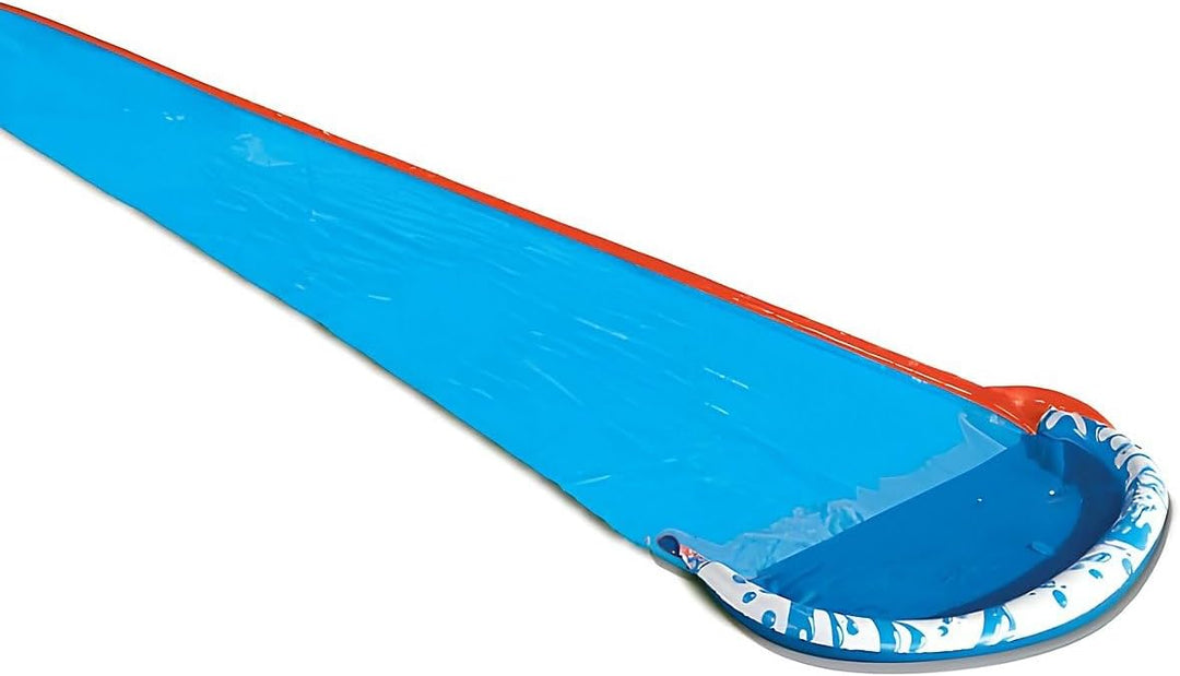 BANZAI Outdoor Slide Party Pack – 1 Single- Rasen-Wasserrutsche & 1 Duo-Rasen-Wasserutsche & 4 Wasse