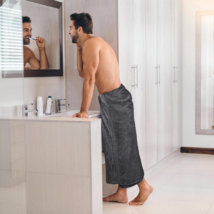 Utopia Towels - 2er Badetücher Gross aus Baumwolle mit Aufhänger, Saunatücher,Badehandtücher Gross,