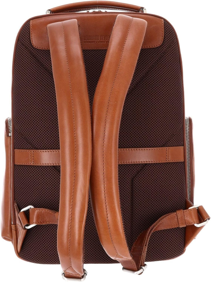 Leonhard Heyden Cambridge - Rucksack 15.6" 42 cm cognac