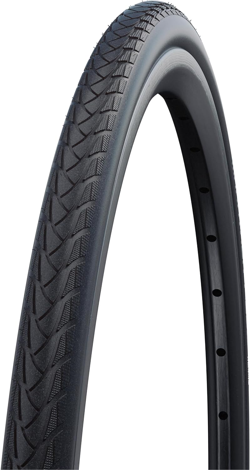 Schwalbe Marathon Plus SmartGuard Tyre, Black/Reflective MARATHON PLUS Evo, SmartGuard, TwinSkin 25-