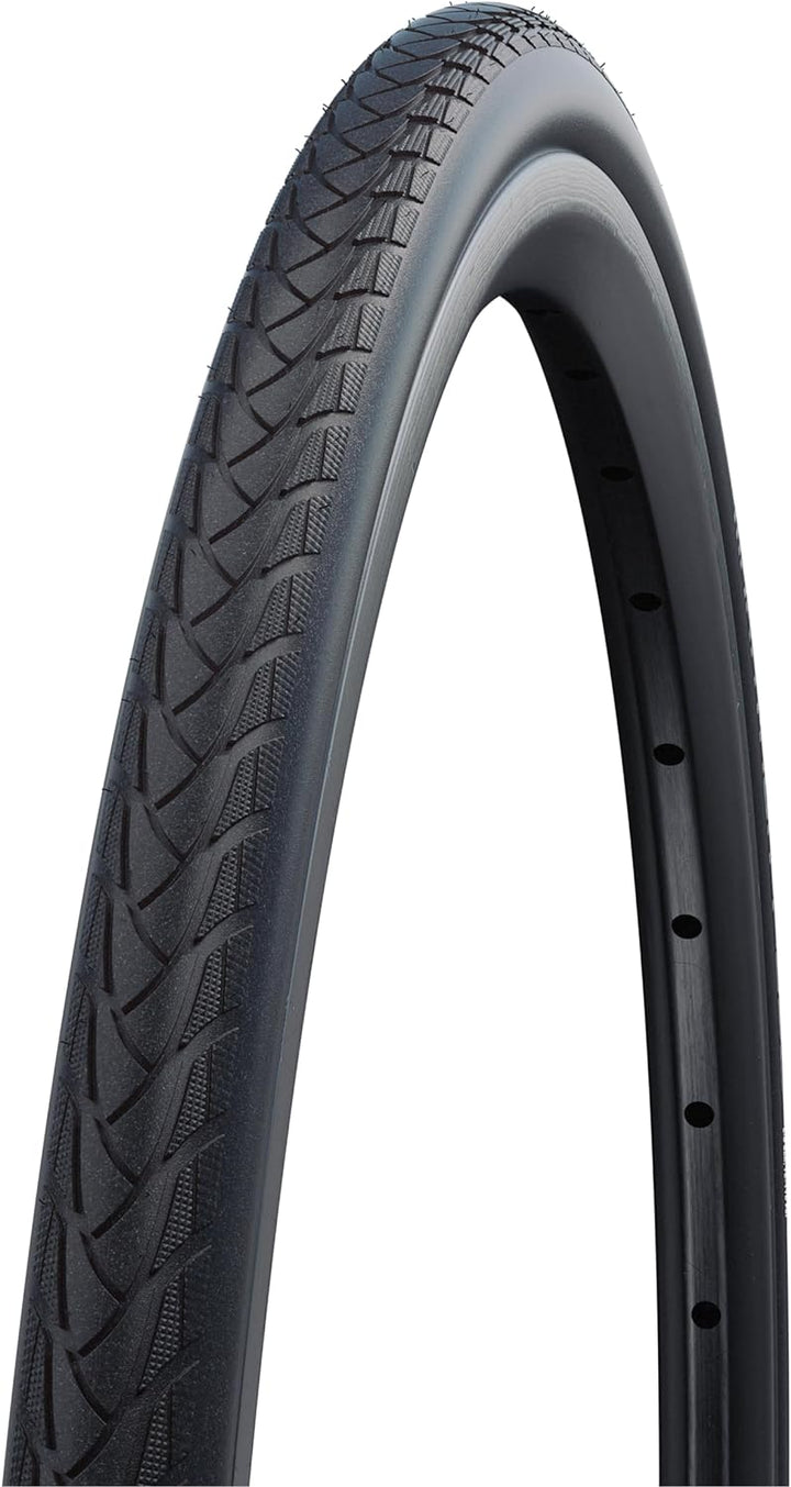 Schwalbe Marathon Plus SmartGuard Tyre, Black/Reflective MARATHON PLUS Evo, SmartGuard, TwinSkin 25-