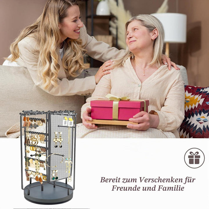 ProCase Schmuckständer Drehbarer Schmuckhalter Schmuckbaum Schmuckstander Jewelry Stand für Ohrring