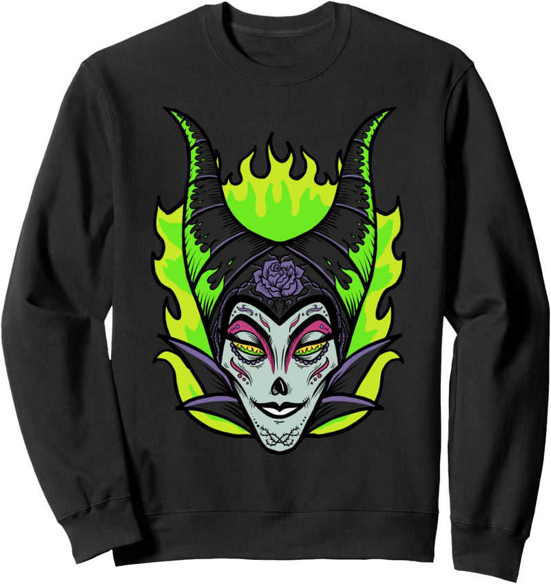 Disney Sleeping Beauty Maleficent Sugar Skull Sweatshirt