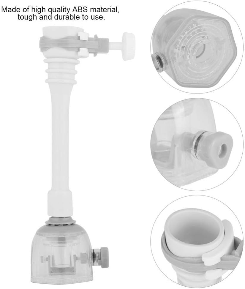 Wasserhahn-Verlängerung, verstellbar, spritzwassergeschützt, drehbar, für die Küche, Wasserspar-Düse