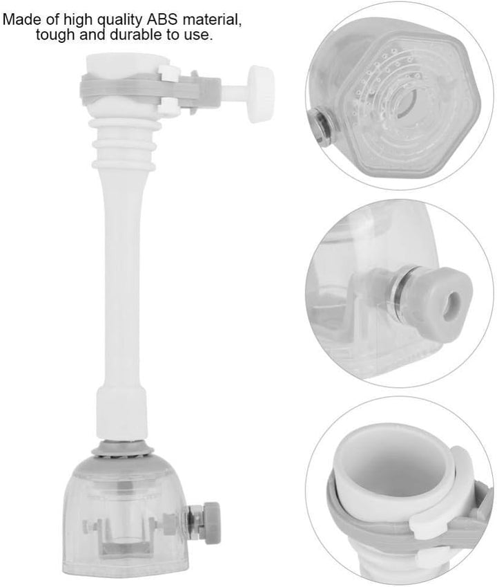Wasserhahn-Verlängerung, verstellbar, spritzwassergeschützt, drehbar, für die Küche, Wasserspar-Düse