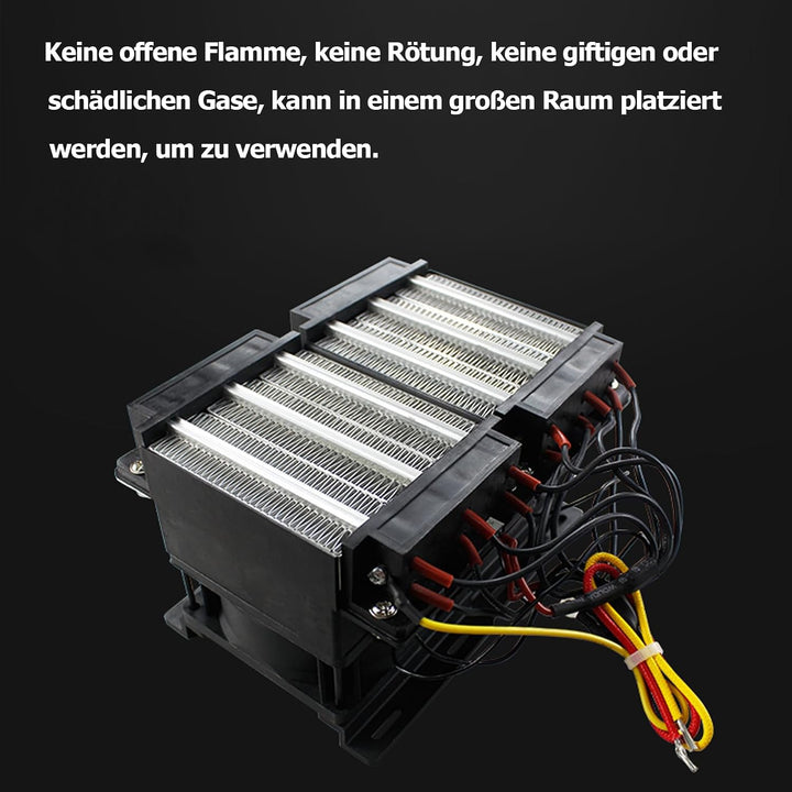 PTC-Heizelement 220V 1500W PTC-Keramik-Luftheizgerät, Elektrisch isolierte Keramik-Thermostat-Hochle