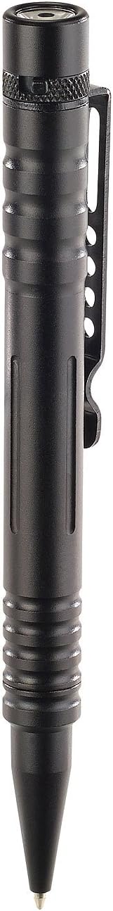 VisorTech Kubotan Kugelschreiber: 4in1-Tactical Pen mit Kugelschreiber, LED-Licht, Glasbrecher (Kubo