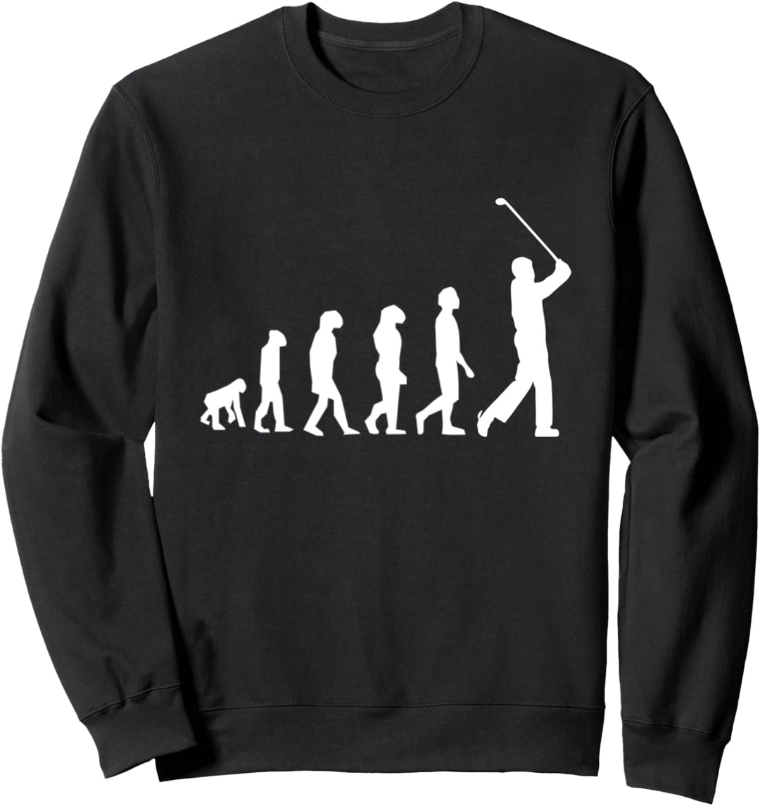 Golf Evolution T-Shirt Golfer Golfsport Golfplatz Golfen Sweatshirt