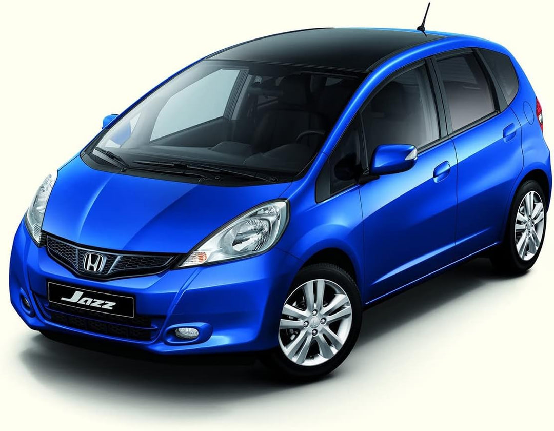 Fussmatten für Honda Jazz II 2008 bis 2012, passgenau, rutschfest, verstärkte Gummi-Fersenpolster, A