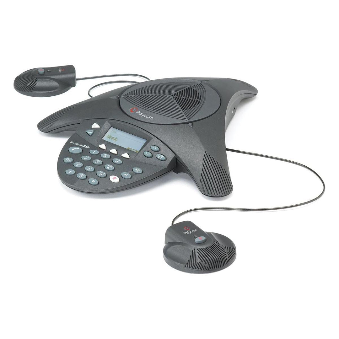 POLYCOM Soundstation 2ex (erweiterbar) Konferenztelefon (französischer Stecker), Französischer Steck
