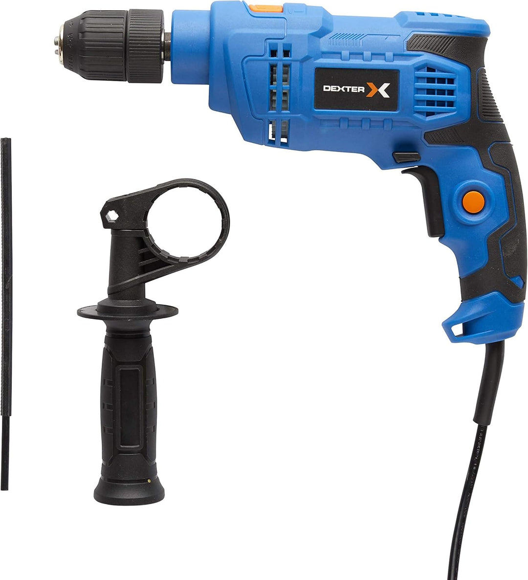 DEXTER - Schlagbohrer - Bohrmaschine - Handbohrmaschine - 650W - 44800 SPM - Auto-lock Ø13 mm - Tief