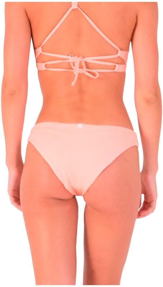 Hurley Damen W Moderate Bikini BTM Bikini Bottoms XS Habanero-rot, XS Habanero-rot