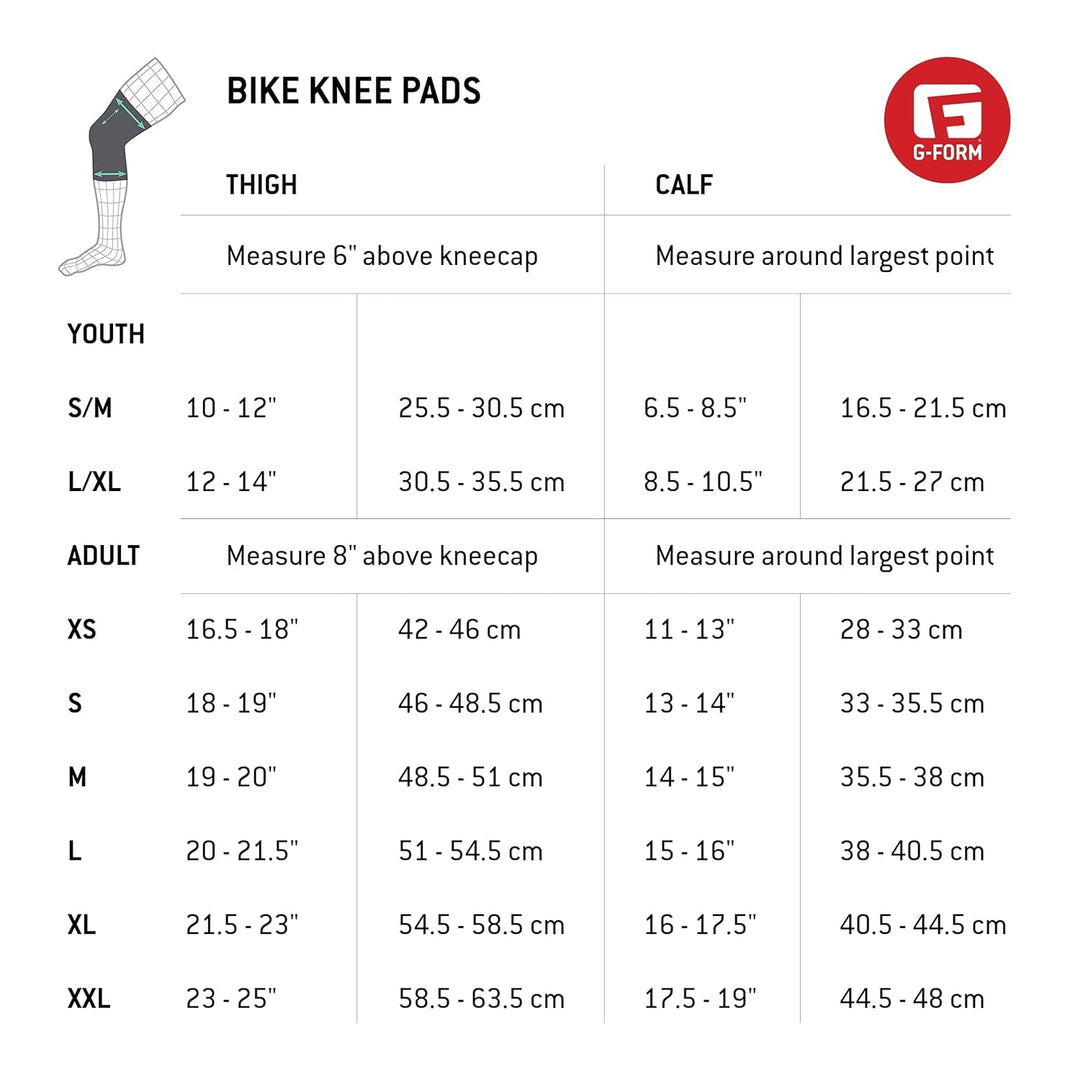 G-Form Pro-X3 Knieschützer - Dirt Bike & Mountain Bike Knieschützer - Fahrradzubehör - Triple Matte