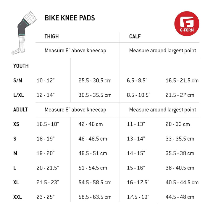 G-Form Pro-X3 Knieschützer - Dirt Bike & Mountain Bike Knieschützer - Fahrradzubehör - Triple Matte