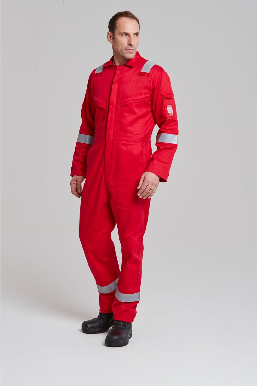 Portwest FR21 Leichter Anti-Statik Flammenresistenter Overall Rot S, Rot S