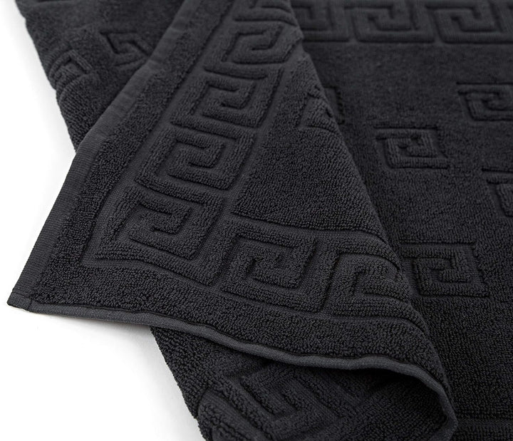 Arle-Living Luxus Medusa Duschvorleger im 2er Pack 50x80 cm - feinste Baumwolle/Jacquard Webung/Hoch