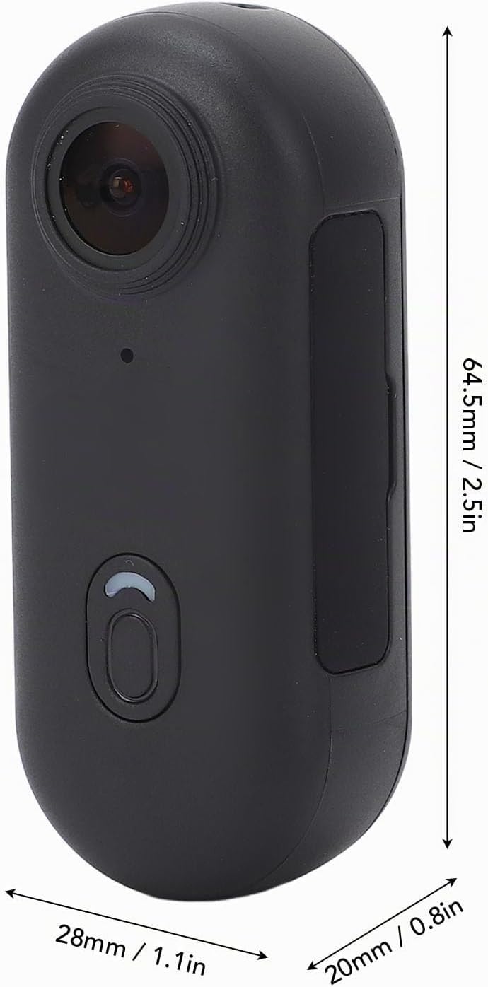 Eujgoov 1080P Sportkamera Magnetisch Weitwinkel Action Cam für Outdoor Abenteuer Angeln Radfahren