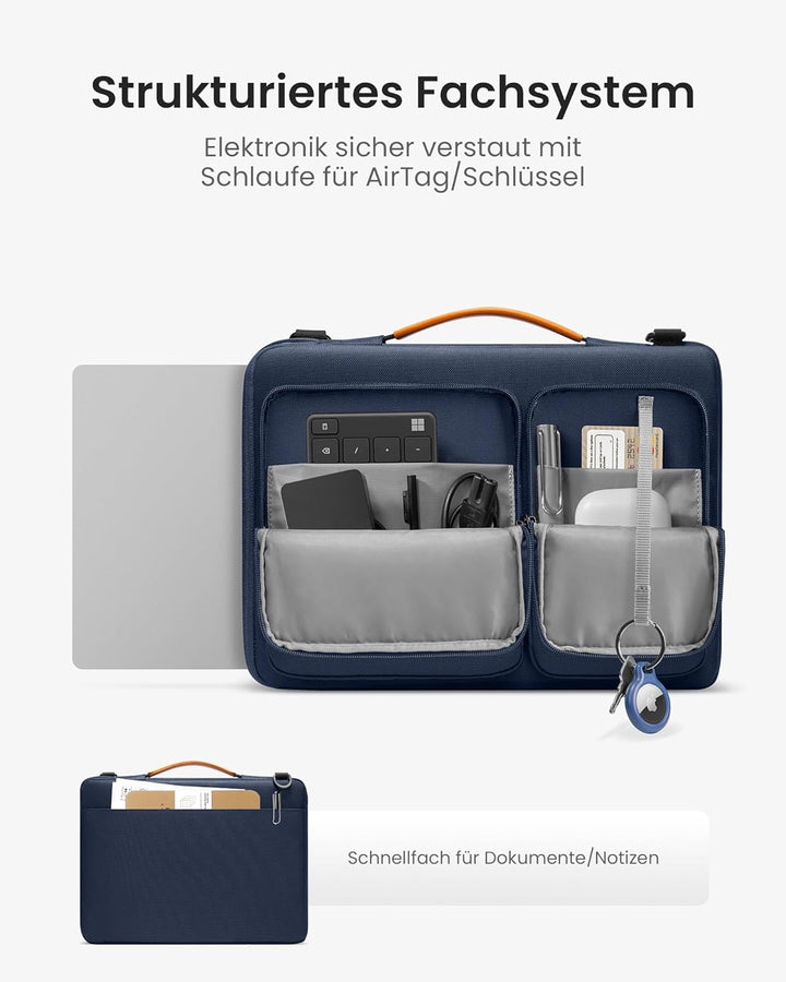 tomtoc 15,6 Zoll Tasche Hülle für 15,6" Acer Aspire/Nitro 5, 15.6 Lenovo IdeaPad, HP Pavilion/Envy,