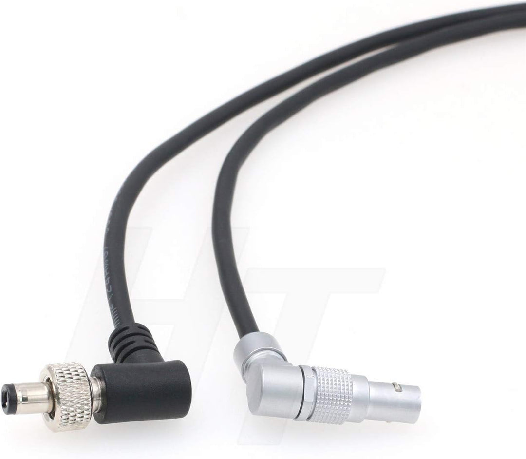 HangTon gedreht rechtwinklig 0B 2 Pin zum verriegelnden DC Barrel Stromkabel für Z Cam E2-F6 S6 F8 K