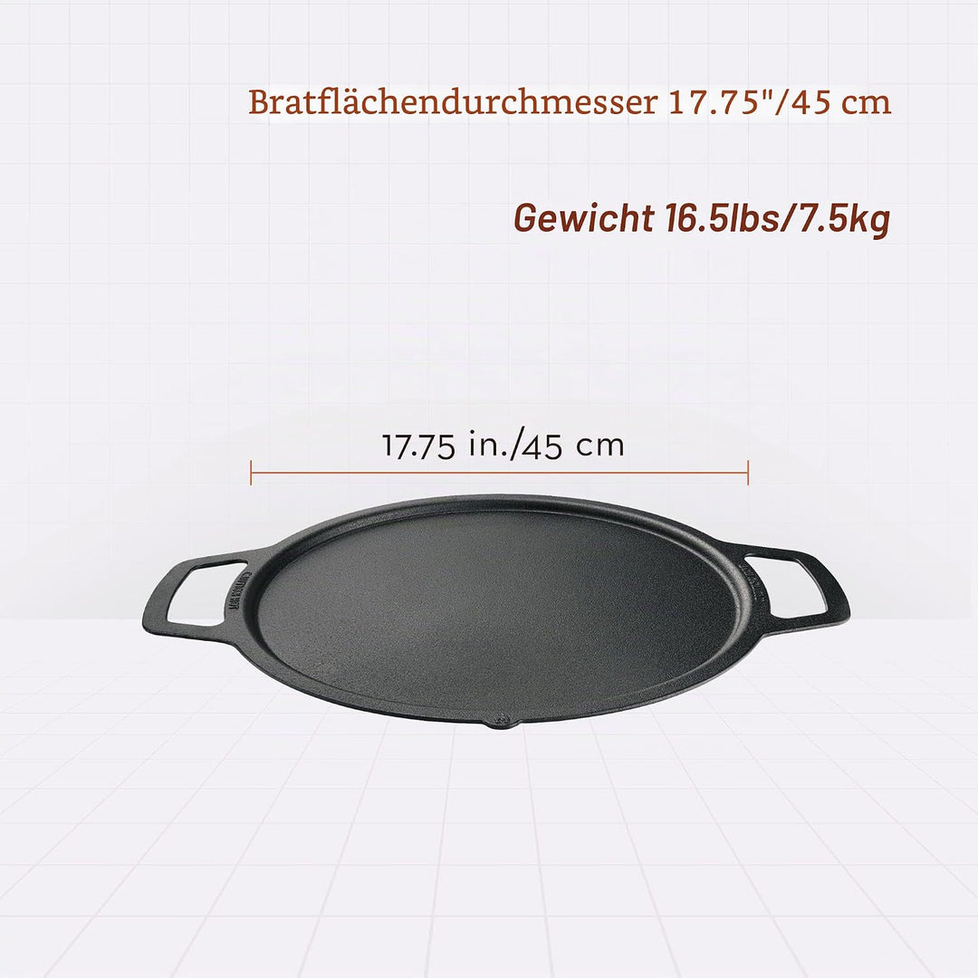 Solo Stove Gusseisen-Plancha für Feuerschale Bonfire und Yukon | Grillplatte für Feuerstelle, Umbau