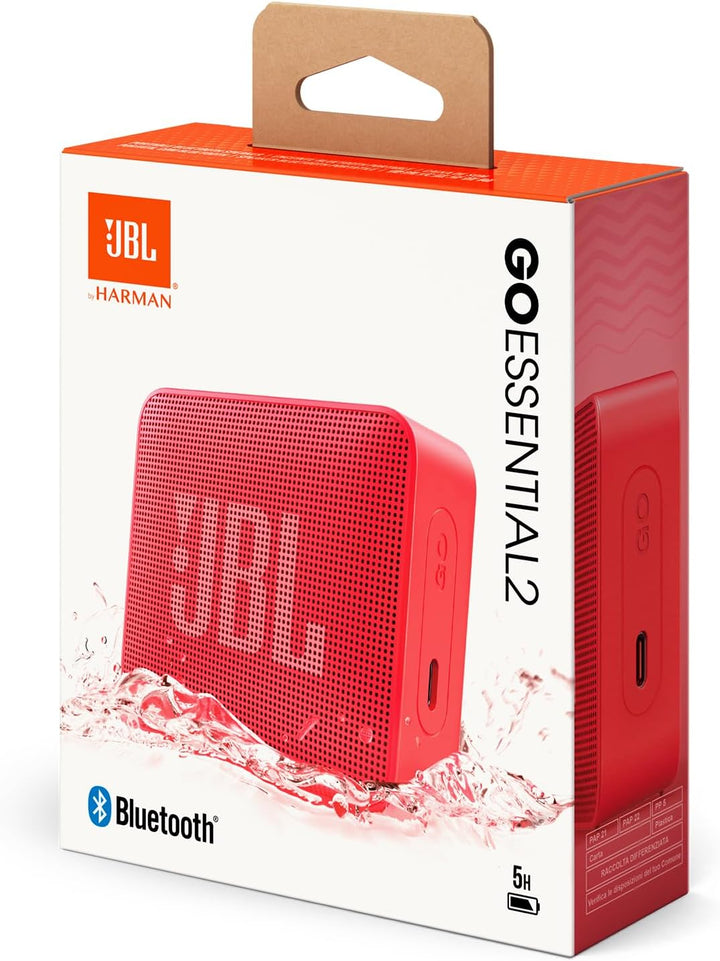 JBL GO Essential 2, tragbarer Bluetooth-Lautsprecher mit Original JBL Pro Sound, bis zu 5 Stunden Ak