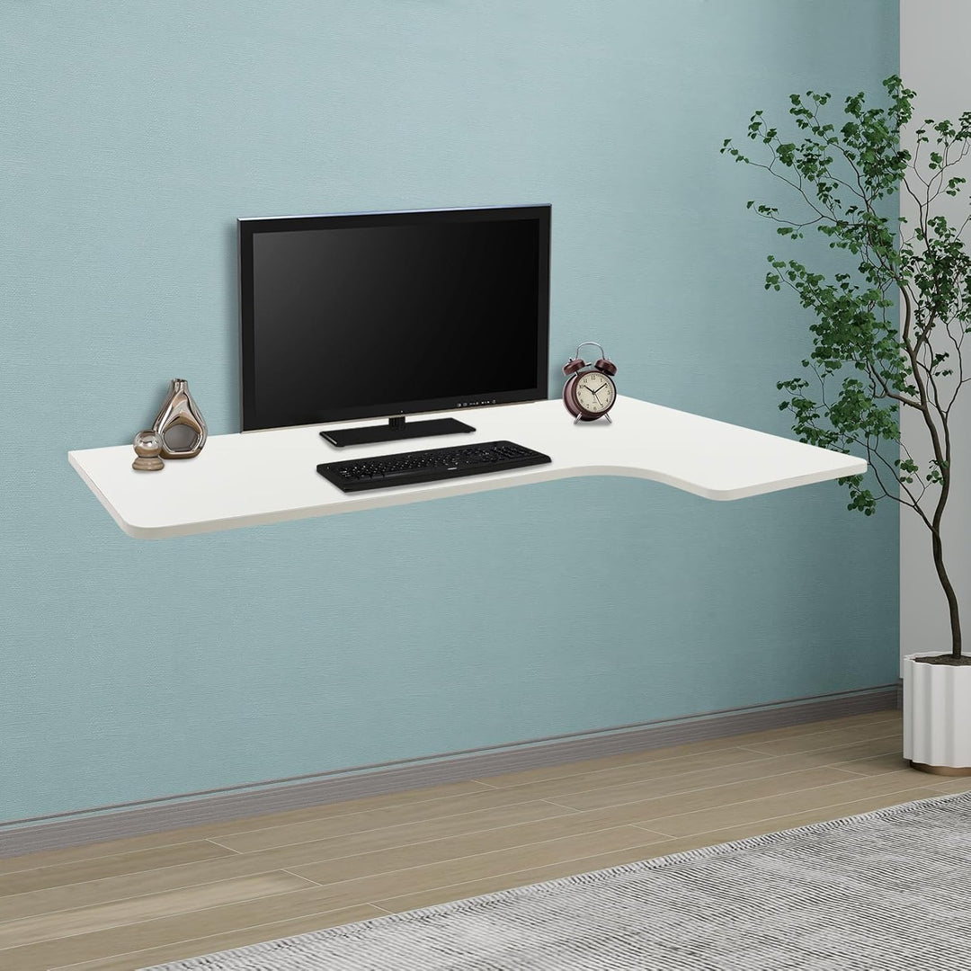 Dokiiovo 100x60cm Wandklapptisch, Wandmontierter Tisch aus MDF, Wandmontierter Klapptisch Wandklappt