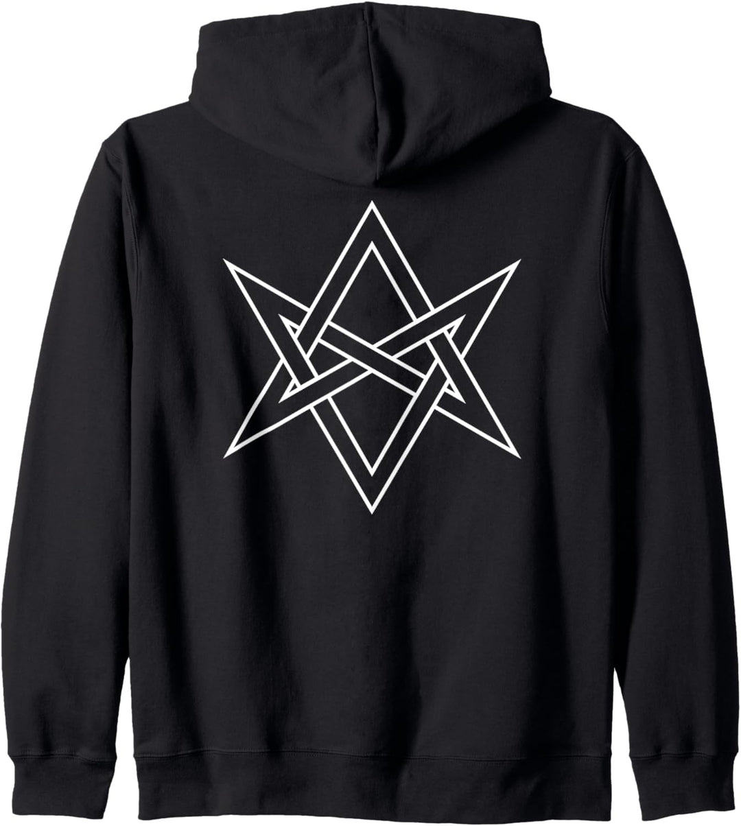 Unikursales Hexagramm Symbol Magie Mystik Okkult Kapuzenjacke